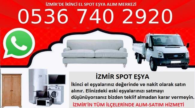 İzmir'de 2. El Eşyalarınızı Nakite Dönüştürüyoruz! 